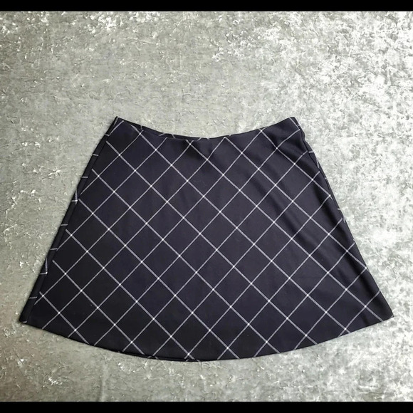 Loft Plaid A-Line Skirt - Picture 1 of 7